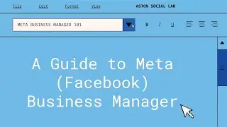 A Guide to Meta (Facebook) Business Manager | Social Media Masterclass