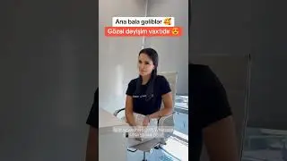 Pasiyentim anasını da götürüb gəlib ♥️ #NigarSultanova #estetik #kosmetoloq