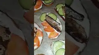 #еда #бутерброды #шпроты #бутербродысошпротами #вкусно 👌👌👌