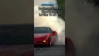 PROCHARGED C5 Corvette BURNING RUBBER! #musclecars #jamboolio #burnout #v8power #burnouts #musclecar