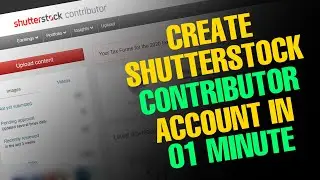 Creating Shutterstock Contributor Account