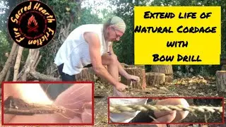 Nettle Cordage Pt 3 - Using Nettle Cordage with Bow Drill