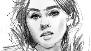 SKETCHBOOK EXPRESSIVE PENCIL DRAWING | Quick Sketch (Time Lapse)