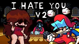 FNF I  Hate You V2 but Girlfriend and Boyfriend sings it (Cover) [Mario Madness V2 ]