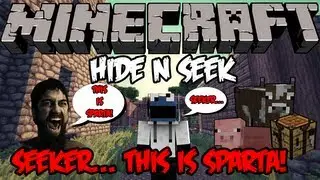 Minecraft: Hide N Seek - Seeker... This is Sparta!
