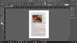 Insert Image in Adobe Indesign CC 2018 tutorial