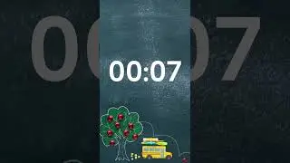 12 Second Back to School Countdown Timer | Classroom timer #shorts  #backtoschool #classroomtimer