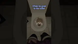 When he goes to the toilet  #vtuber #vrc #anime #vrchat #vrchatfunny