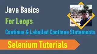 20B. Java Basics for Selenium - For Loops - Continue and Labelled Continue