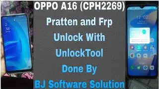 OPPO A16 (CPH2269) Pratten and Frp Unlock With UnlockTool Done By BJ Software Solution