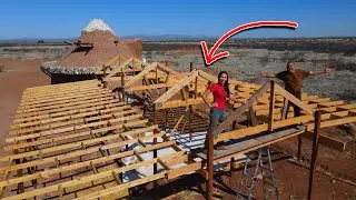 We're Getting High! The Trusses Complete On Our Pole Barn House
