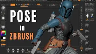 Bo Katan POSE in Zbrush
