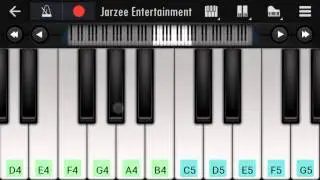 Main woh Chaand (Teraa Surroor), Darshan Raval - Mobile perfect piano tutorial