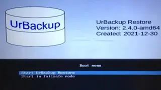 How to restore Windows OS from urBackup server