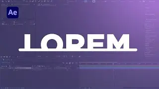 Create a REVEAL EFFECT in After Effects: Easy & Perfect!