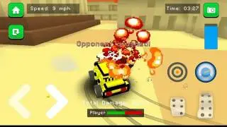 Обзор игры (Blocky Demolition Derby)