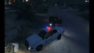 Выезжаю с копами патрулировать GTA 5