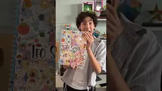 LLENE de STICKERS mi CUADERNO😍 | Leo Study