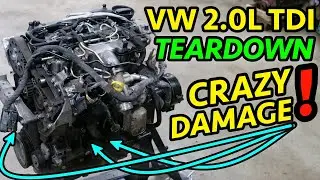 VOLKSWAGEN 2.0L TDI Engine Absolutely TRASHED After A BIG Mistake!