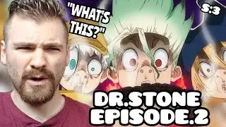 WHAT IS THIS?!!?! | Dr. STONE | Episode 2 | SEASON 3 | ANIME REACTION