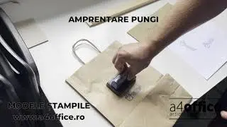 ✅ Stampile personalizate pentru ✅hartie, ✅carton, ✅ pungi si ✅lemn - a4office.ro
