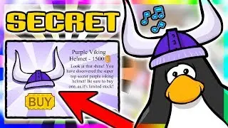 😱 NEW SECRET PURPLE VIKING HELMET! 💜 | Club Penguin Rewritten (Penguin Style FEBRUARY 2020 SECRETS)