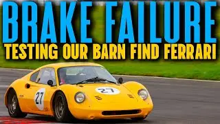 BRAKE FAILURE at Snetterton! 'Ferrari Dino' Jura Testing