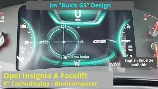 Opel (Vauxhall) Insignia A Facelift - On-Board Computer Activation - Buick GS Design - Before/After