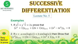 Solve Examples on Successive Differentiation by using Leibnitz's Theorem Lecture no. 6