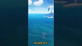 The Ashen Lord sank his boat! 😳 #season10 #seaofthieves #gaming