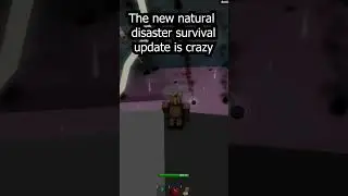 The New Natural Disaster Update Is Crazy #roblox #funny #robloxfunny