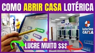 🤑 Como ABRIR UMA CASA LOTÉRICA [COMO Montar Uma LOTERIA]