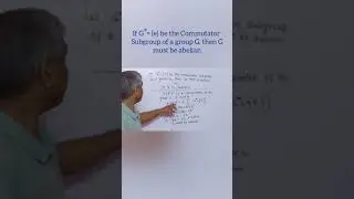 If Commutator subgroup contains only Identity element then the group must be abelian