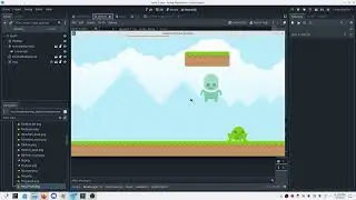 Godot @export, Making a Scene, auto scroll in parallax