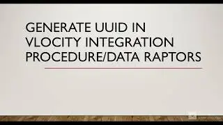 How to Generate UUID/GUID in Vlocity Integration Procedures & Data Raptors | OmniStudio | Salesforce