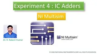 STLD lab 4: IC adders (74283)  using Multisim