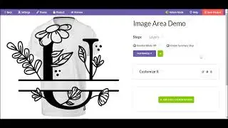 Image Area (Interactive/Gallery) with the Custom Product Builder