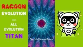 Racoon Evolution - All TITANS and GODS