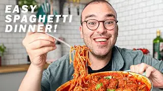 Easy Spaghetti And Meatball Weeknight Dinner! - TSL Everyday