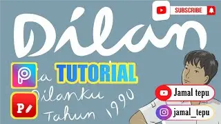 Cara membuat tulisan ala film DILAN di android menggunakan phonto | kertas kusut #PicsArt #tutorial