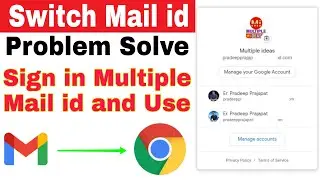 How to Switch G-mail Account in Chrome Browser | How to Sign in Multiple G-mail in Chrome