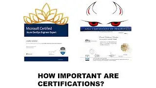 Are certificates more important than experience?
