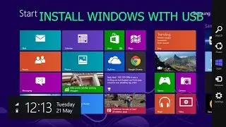 How to install Windows 8 From USB Pendrive