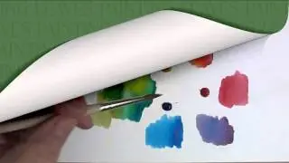 PAINTING LEAVES Sixty Second Snippet 3 - Other greens are available!