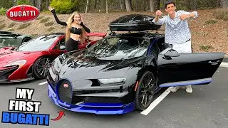 First Time Ripping The Bugatti Chiron ft. The Hamilton Collection!