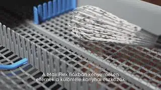 Mosogatógépek MaxiFlex evőeszköztartó fiókkal