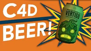 C4D Animation: Beer Can Render