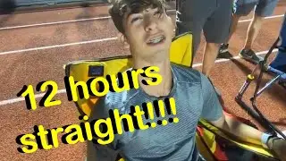 We ran for 12 non-stop hours!!