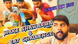 Make Shawarma challenge😂||The lafanders games challenge😂