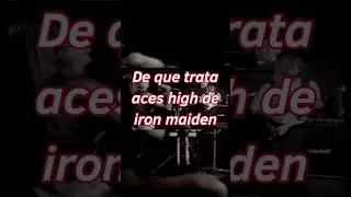 De que trata aces high de iron maiden